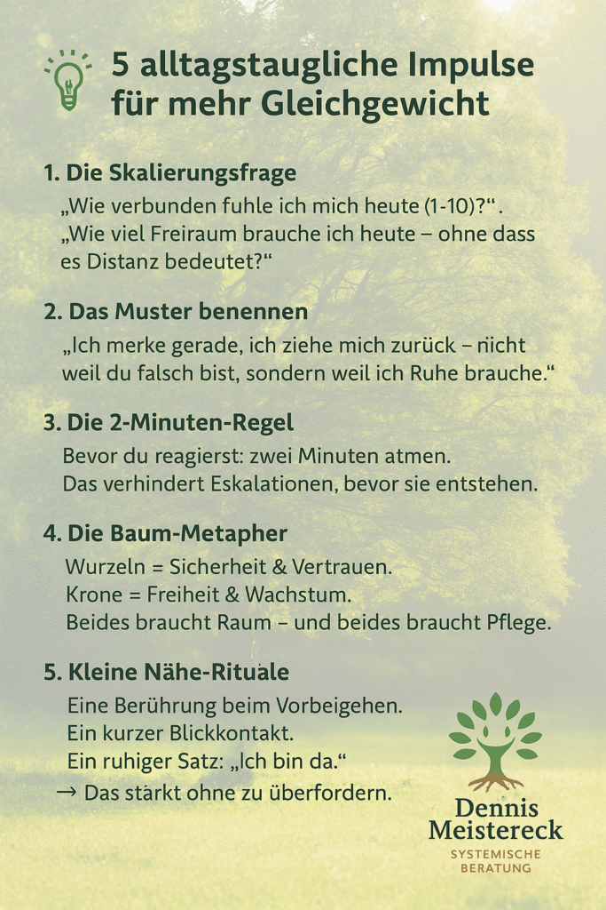 Nähe und Distanz in Beziehungen