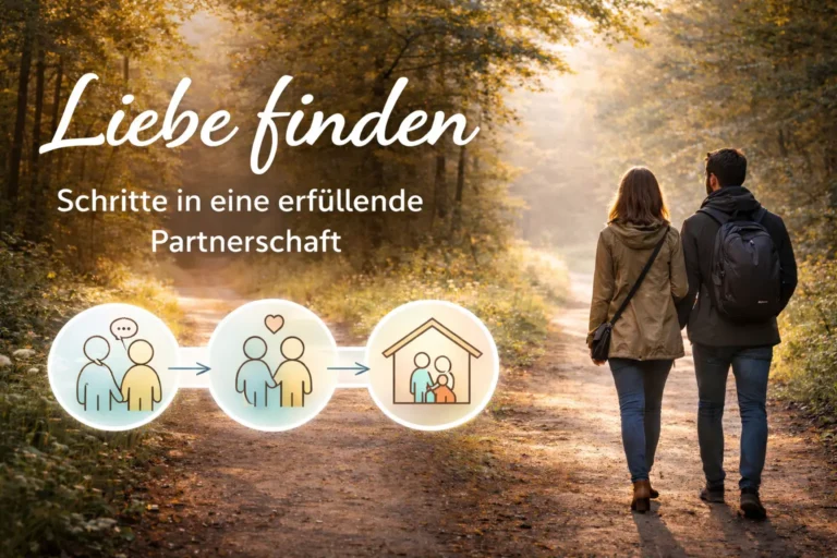 Symbolisches Titelbild zeigt Naturweg im Sonnenlicht als Sinnbild für Partnersuche, Neuanfang und persönliche Entwicklung