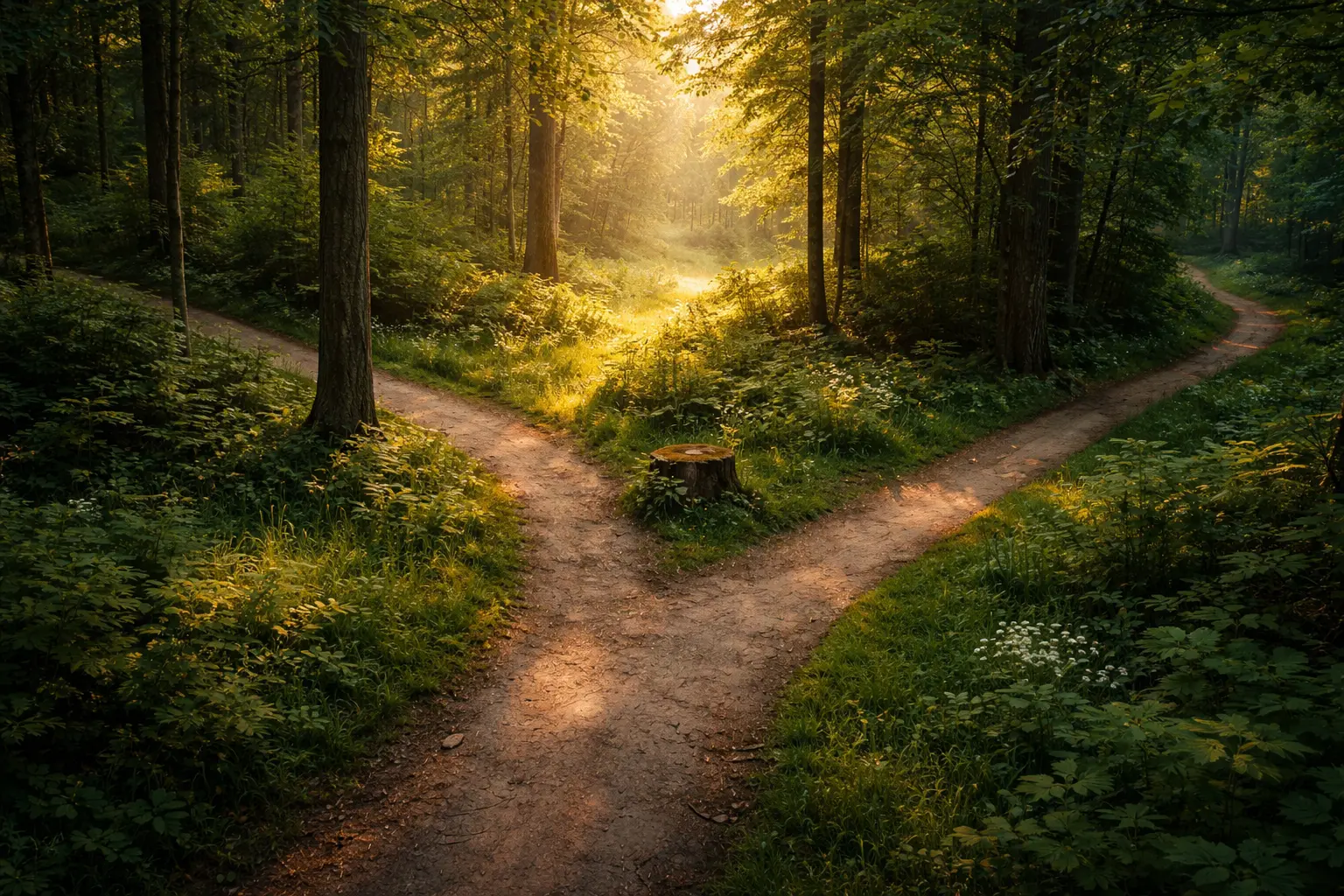 Symbolisches Naturbild Wegkreuzung Entscheidung Beziehung kennenlernen Orientierung