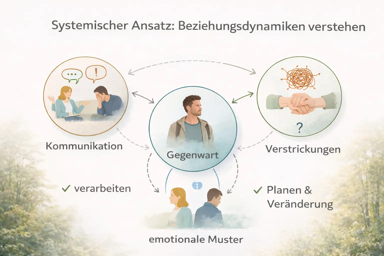 Systemischer Ansatz erklärt Beziehungsdynamiken zwischen Menschen