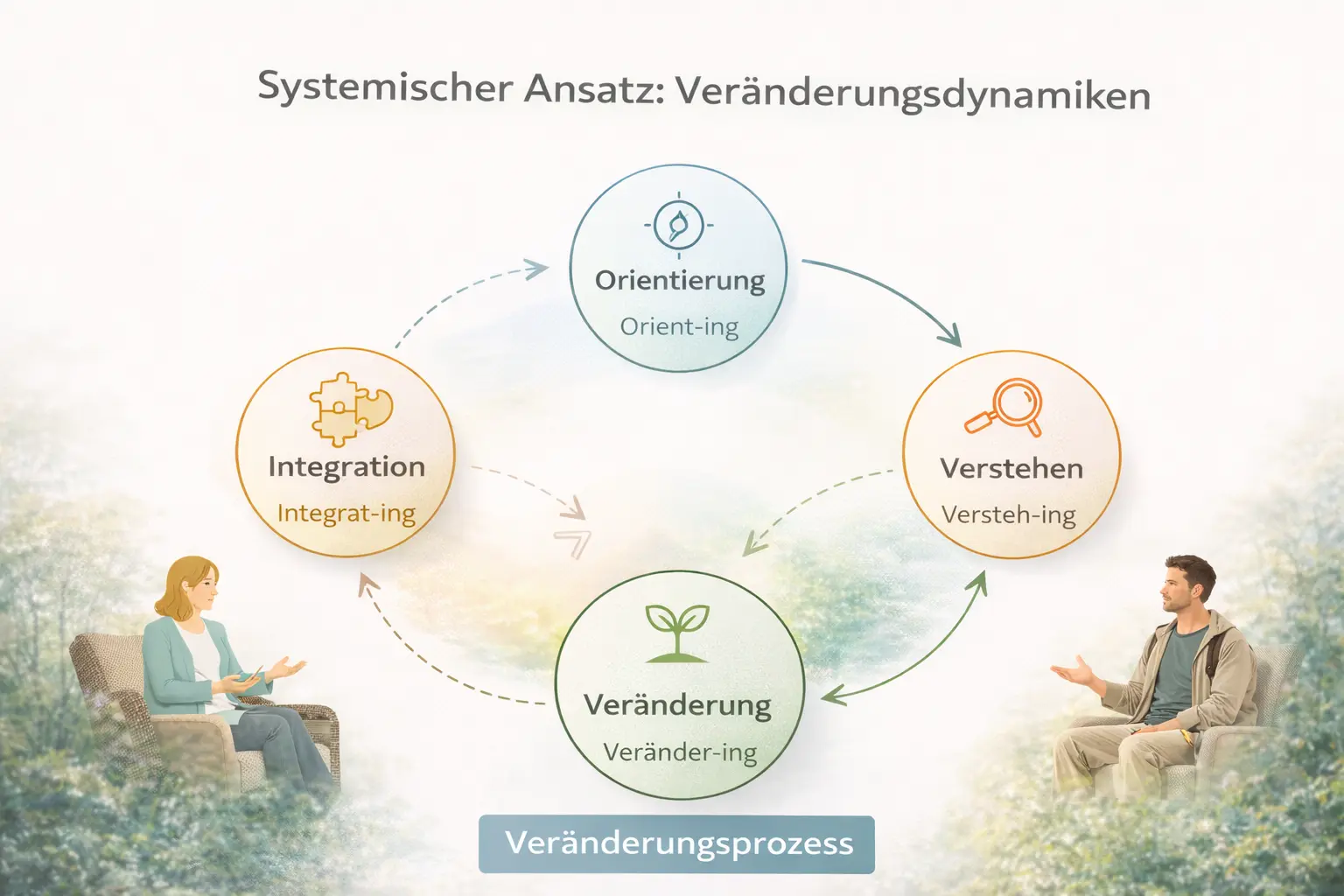 Veränderungsprozesse im systemischen Ansatz – kleine Schritte mit großer Wirkung
