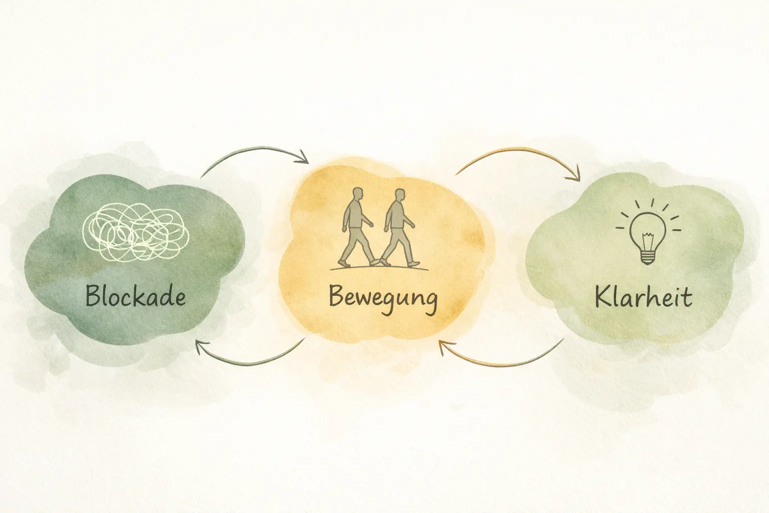 Walk and Talk Gespräch auf ruhigem Waldweg in natürlicher Umgebung