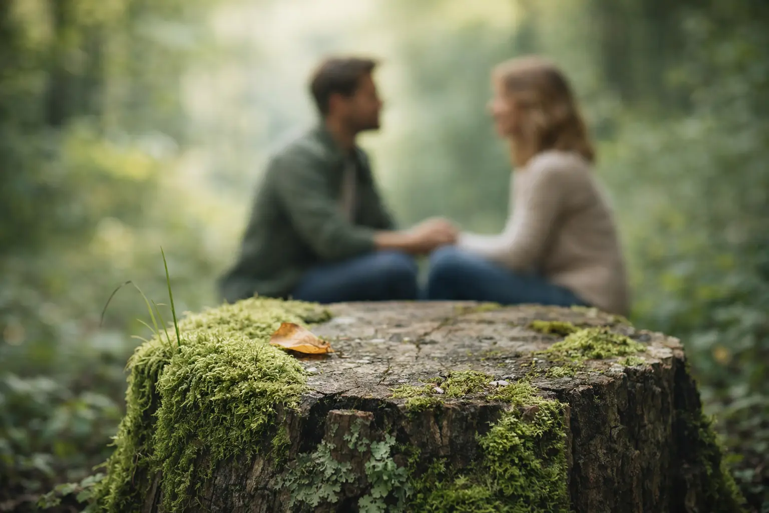 Akustiker für Beziehungen 4 Symbolisches Naturbild für Zuhören und Aufmerksamkeit in Beziehungen