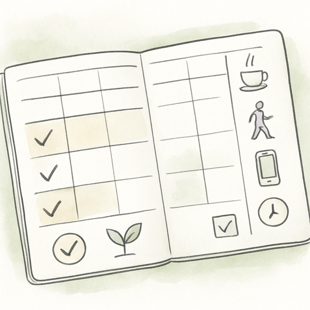 Prioritäten im Alltag bewusst ordnen