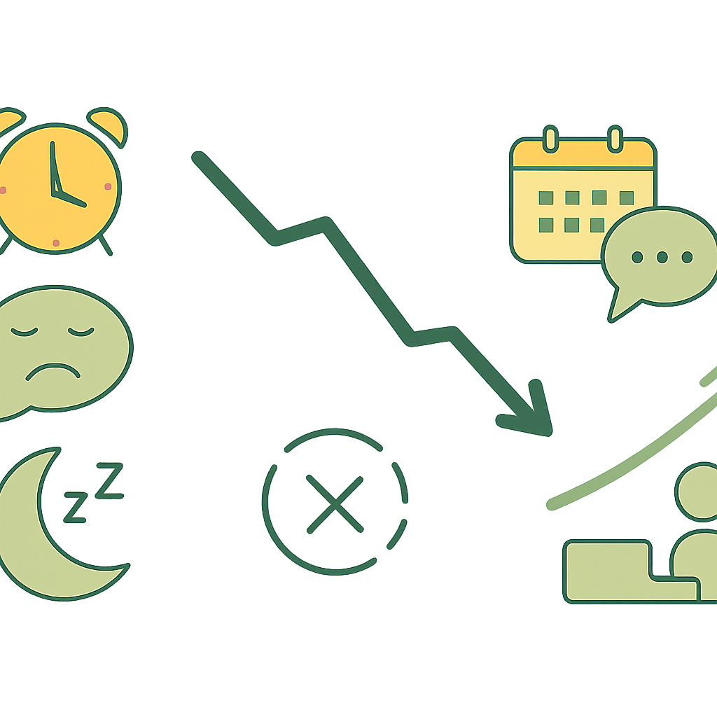 Gespräch über emotionale Erschöpfung und berufliche Belastung