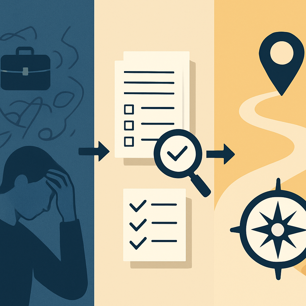 berufliche Neuorientierung in belastenden Lebensphasen