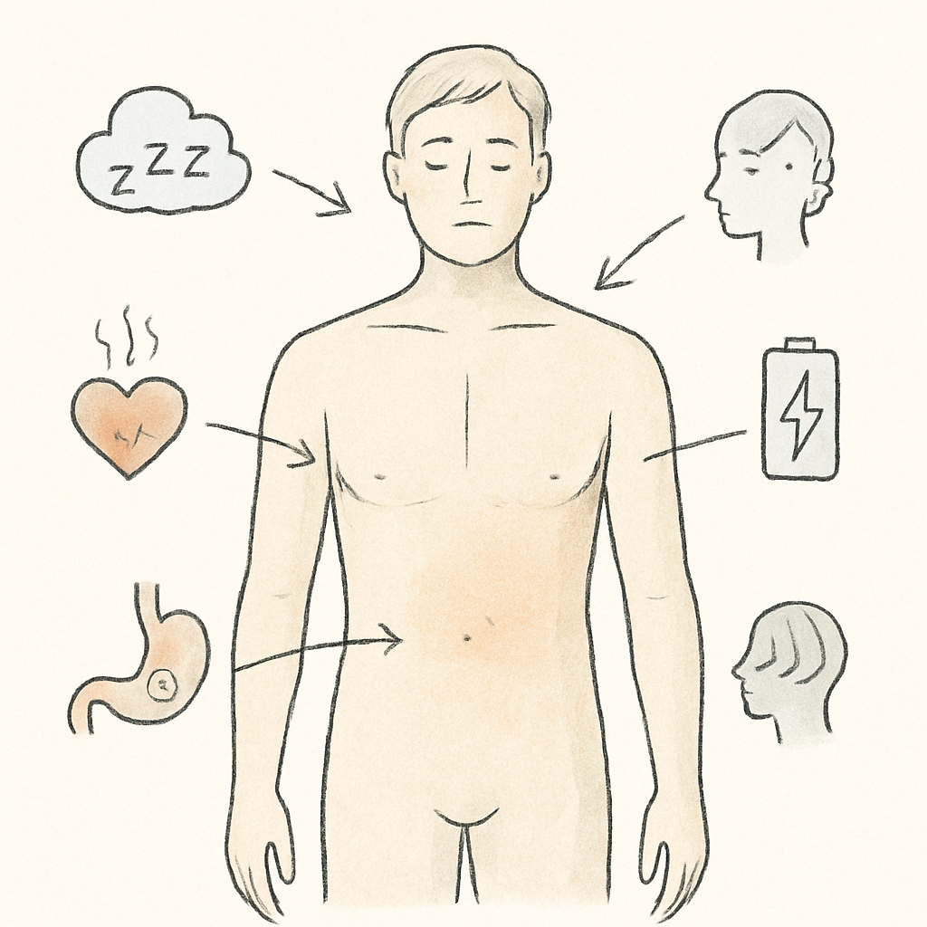 Körperliche Warnsignale seelischer Belastung