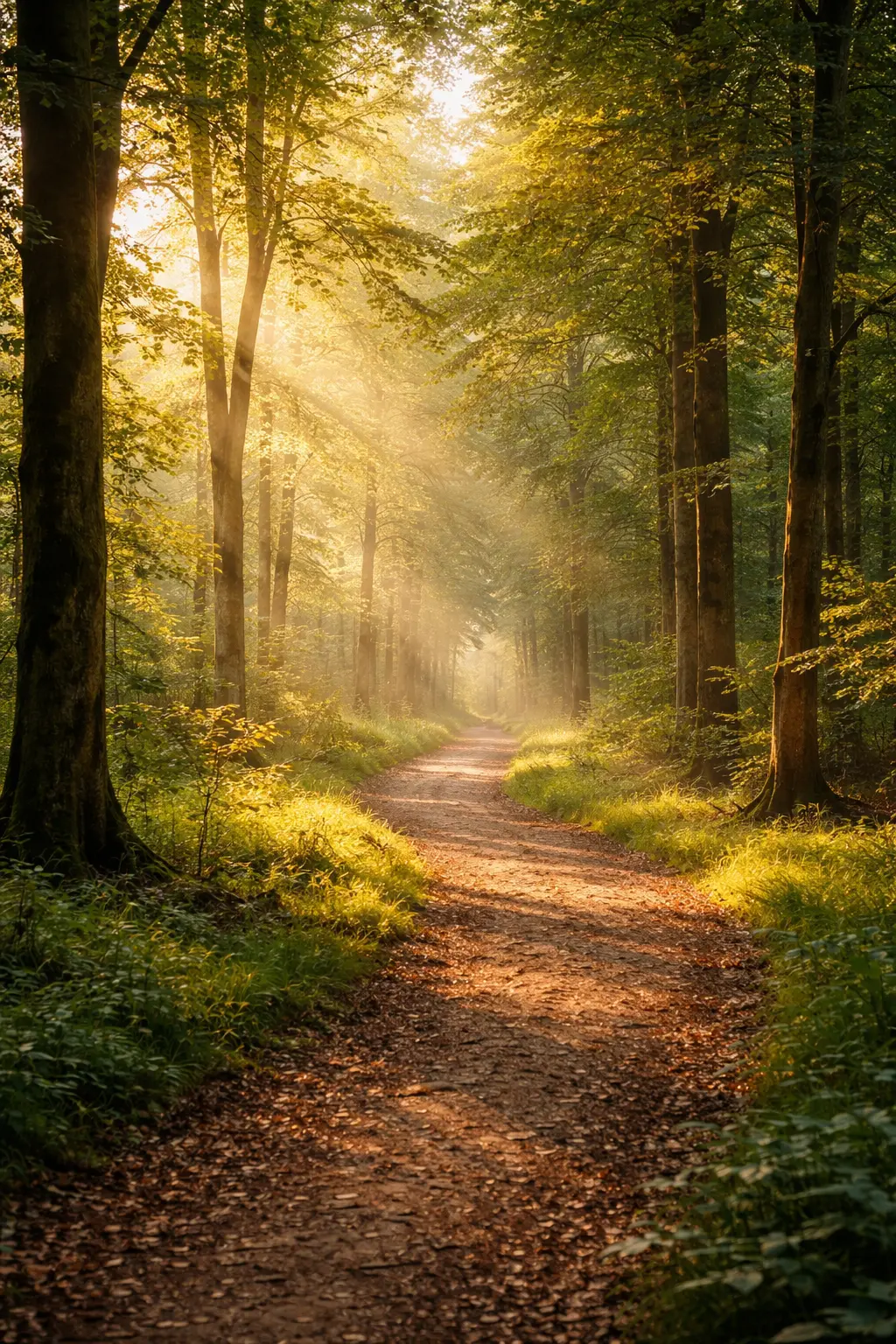 Ruhiger Waldweg als Symbolbild für Resilienz, innere Stabilität und psychologische Orientierung