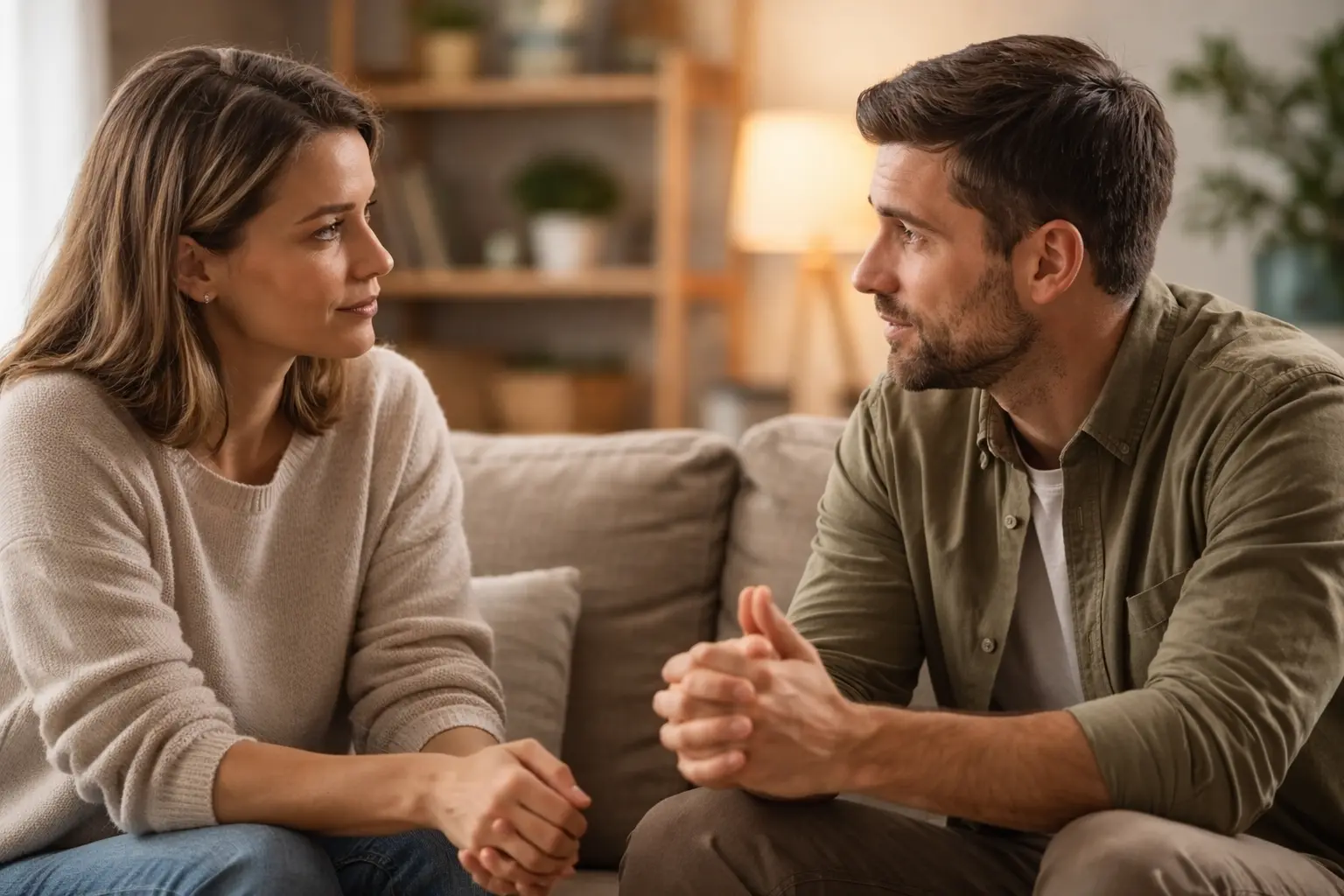 Zuhören als unterschätzte Persönlichkeitsstärke – zwei Menschen im Gespräch mit aufmerksamem Blickkontakt