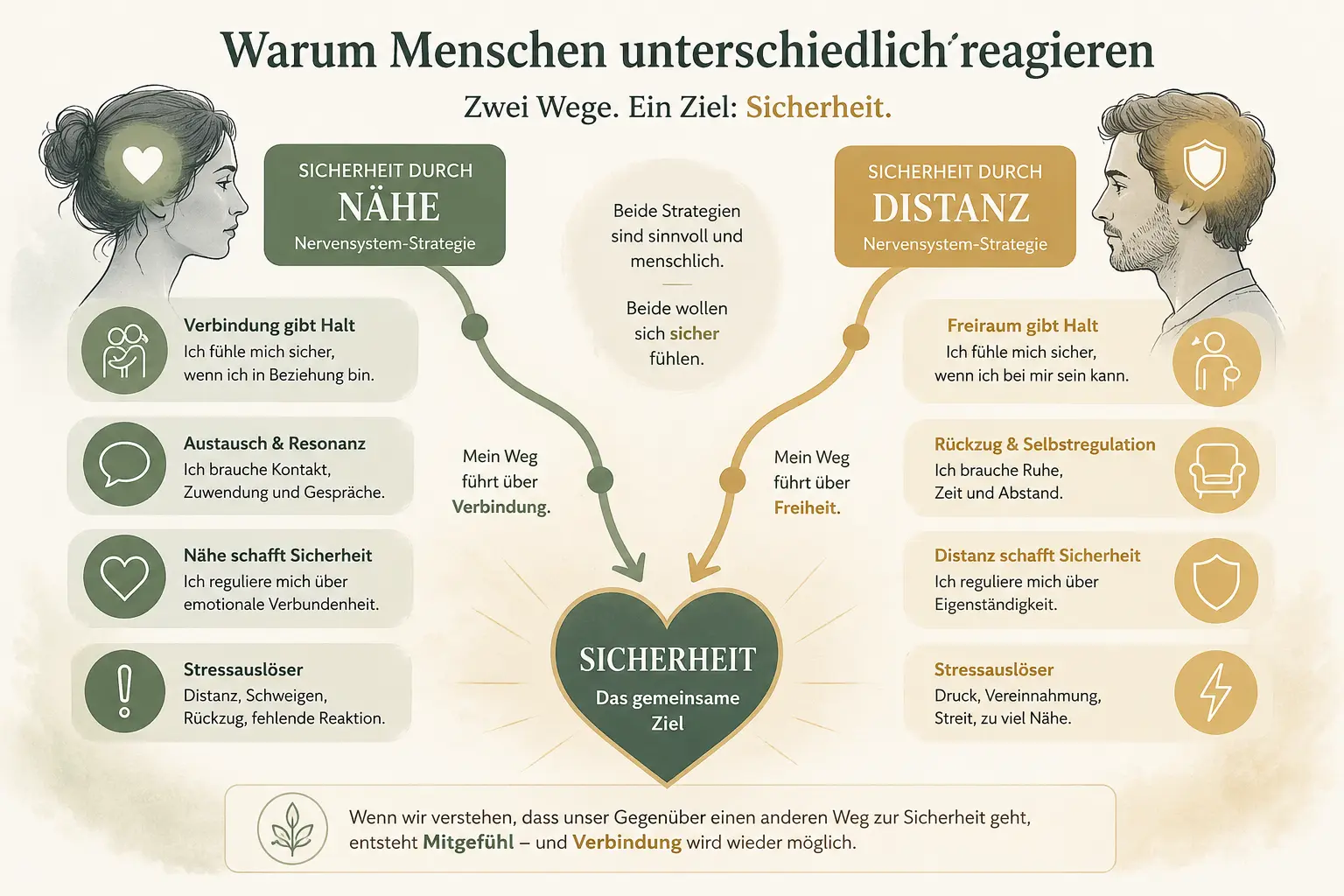 Faszinierende Nähe und Distanz in Beziehungen: 5 starke Schritte 13 Emotionale Distanz zwischen zwei Menschen