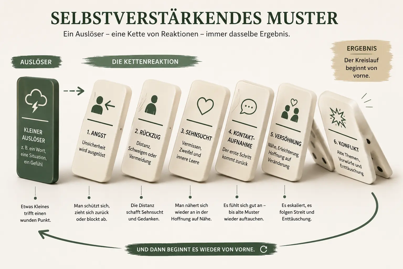 on off beziehung 10 Infografik: Selbstverstärkendes Muster in einer On off Beziehung